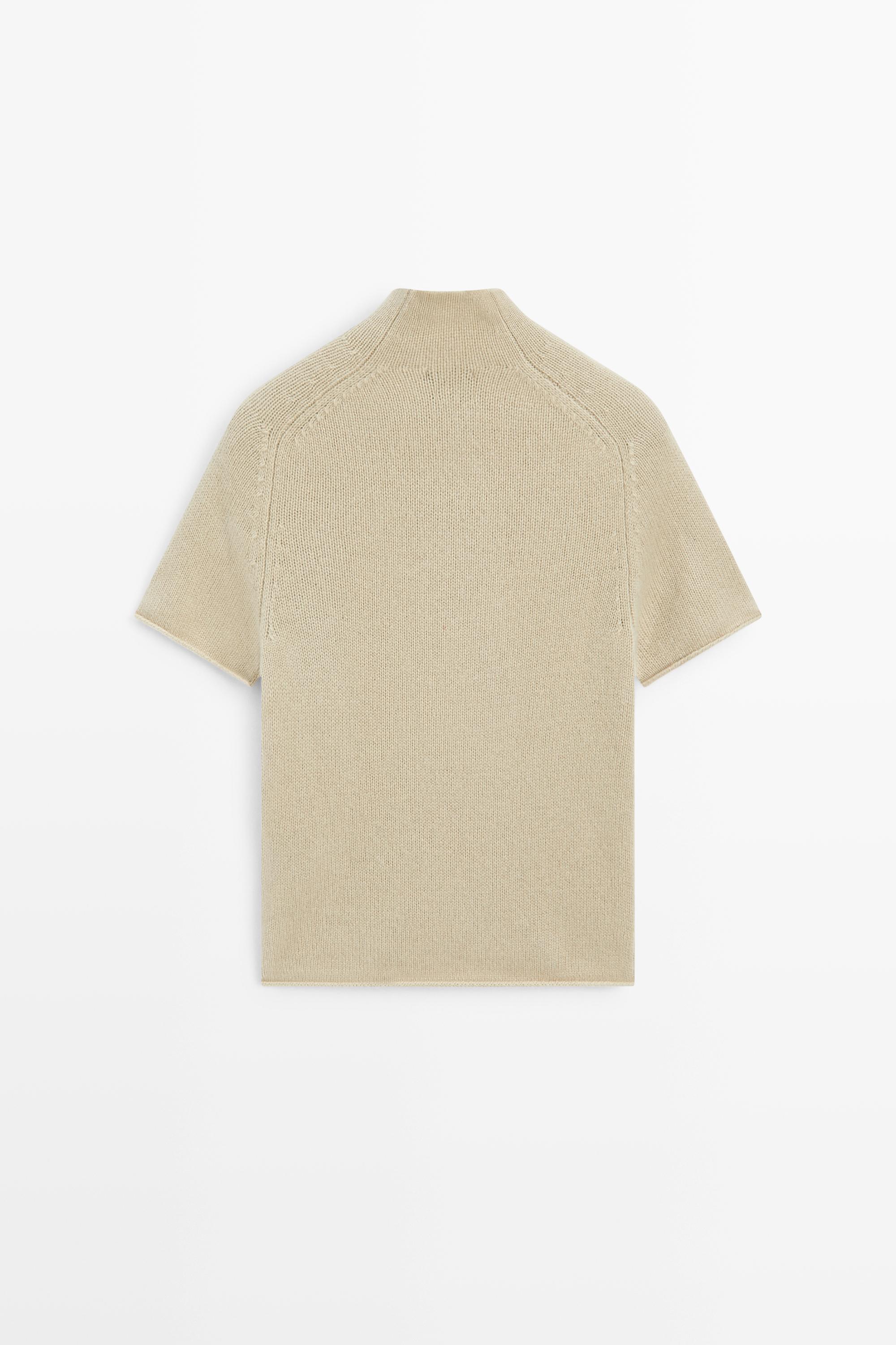 100% Cashmere Mock Turtleneck Sweater
